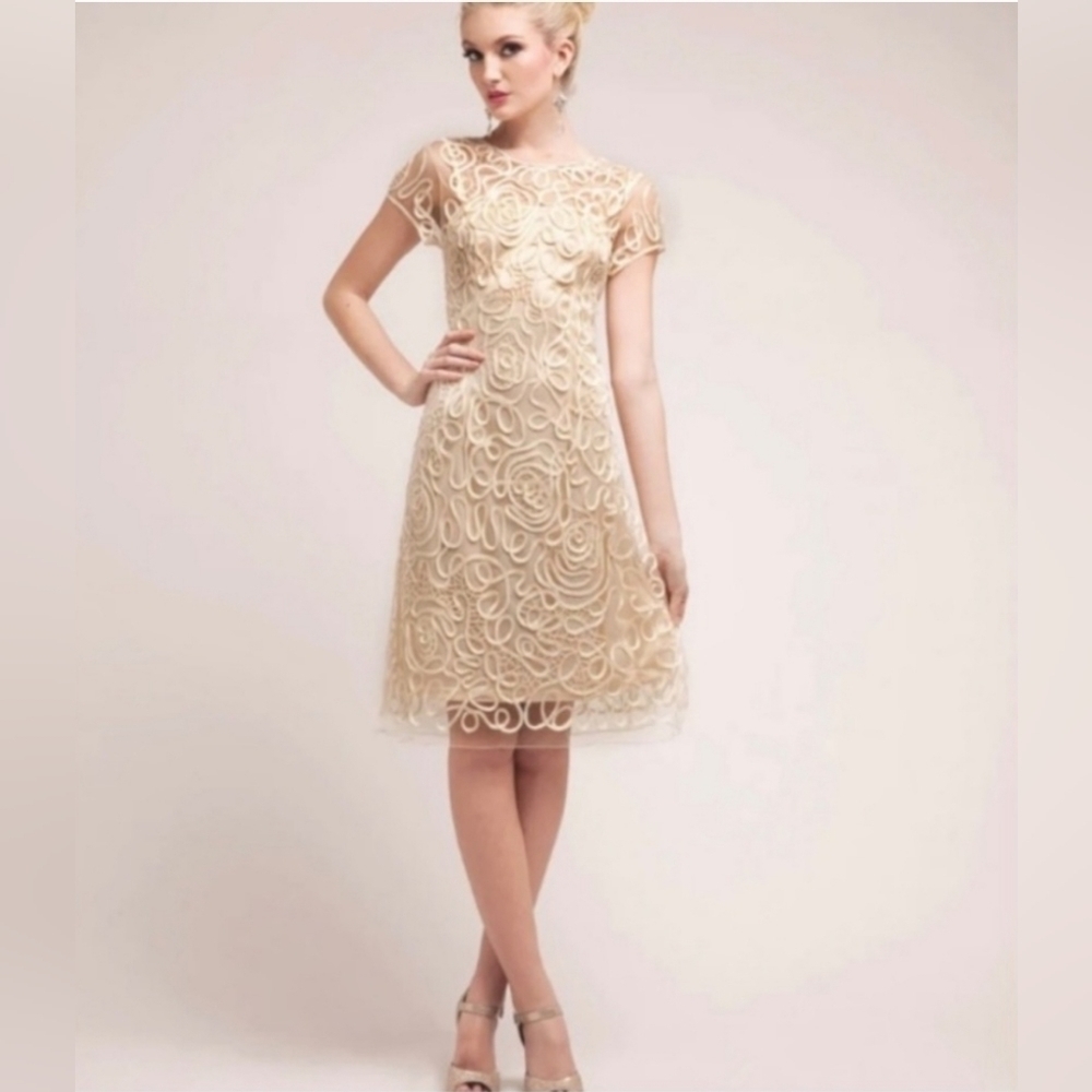Cinderella Divine 1921 Firmal Cocktail Dress  SIZE‎ 3XL Cream Color